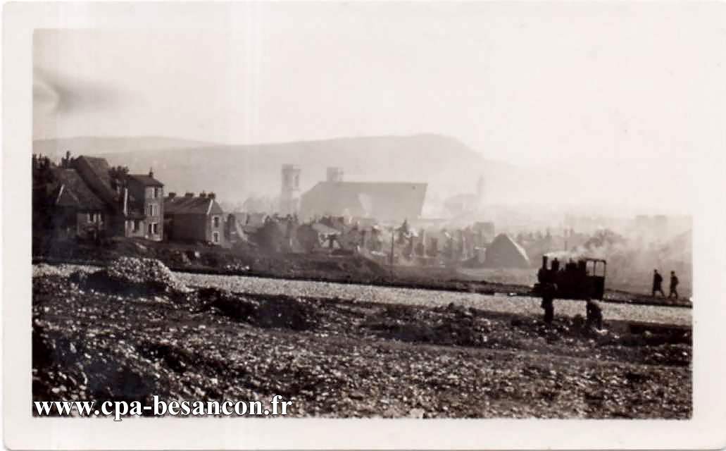 BESANÇON - Construction de l'avenue Siffert - Mars 1932